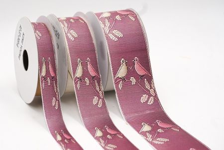 Valentinsliebesvögel Jacquardband_AI-KN